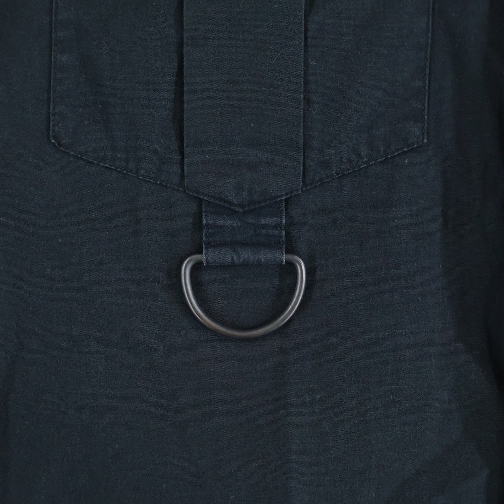 NUMBER (N)INE(ナンバーナイン) エポーレット カットオフ ノースリーブ レギュラーカラーシャツ レディース ブラック