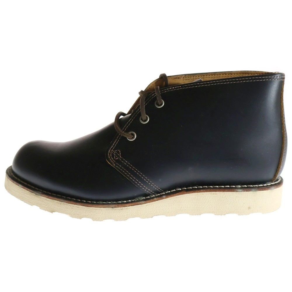 RED WING(レッド ウイング) 9852 犬タグ USA製 IRISH SETTER CHUKKA アイリッシュセッター チャッカブーツ ブラック US8.5D