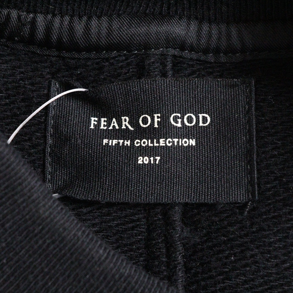 FEAR OF GOD(フィアオブゴッド) 5TH COLLECTION HEAVY TERRY SWEATSHIRT フィフスコレクション ヘビー テリースウェットトレーナー ブラック