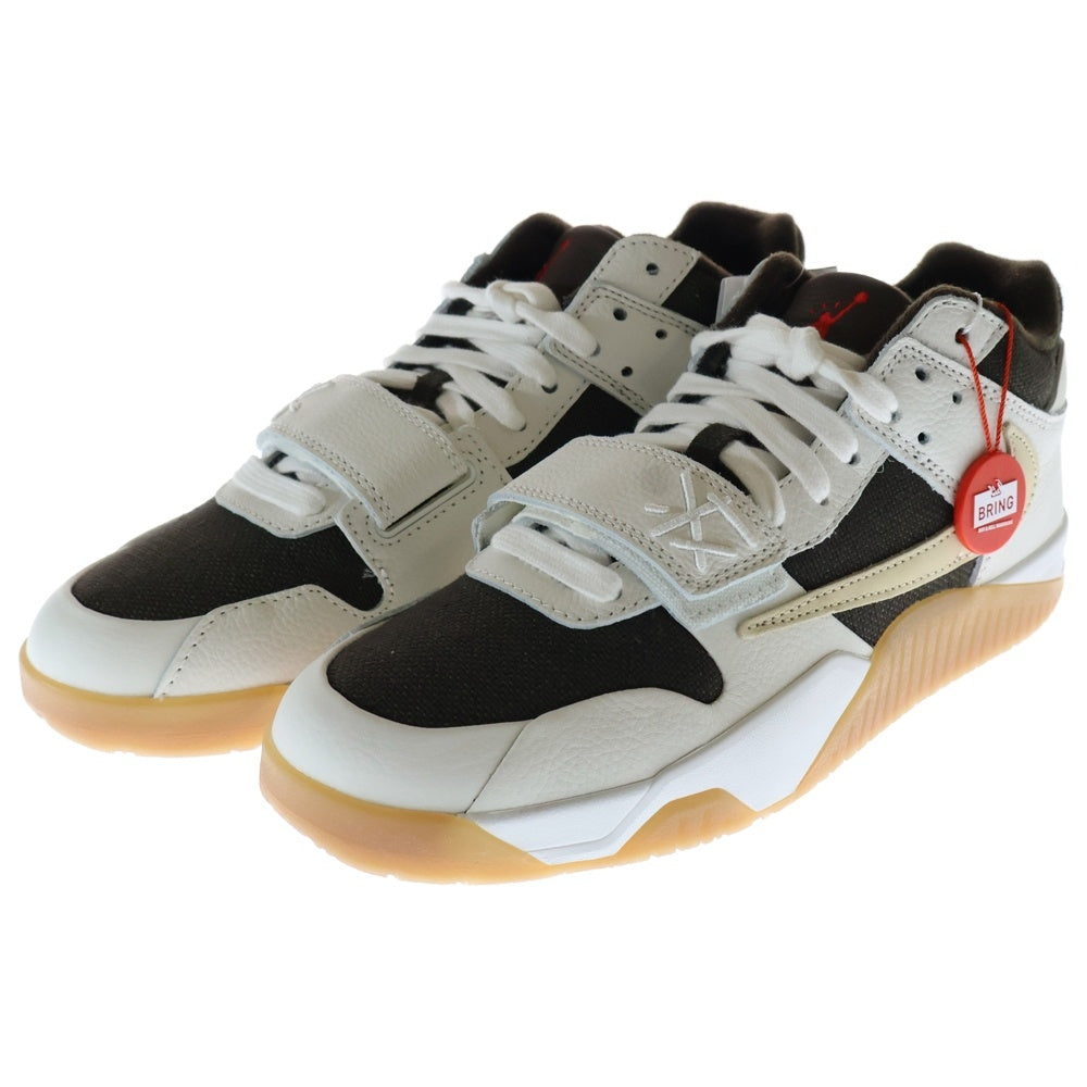 NIKE(ナイキ) ×TRAVIS SCOTT JORDAN JUMPMAN JACK トラヴィススコット ジョーダン ジャンプマン ローカットスニーカー ホワイト/ブラウン US9/27cm FZ8117‐100