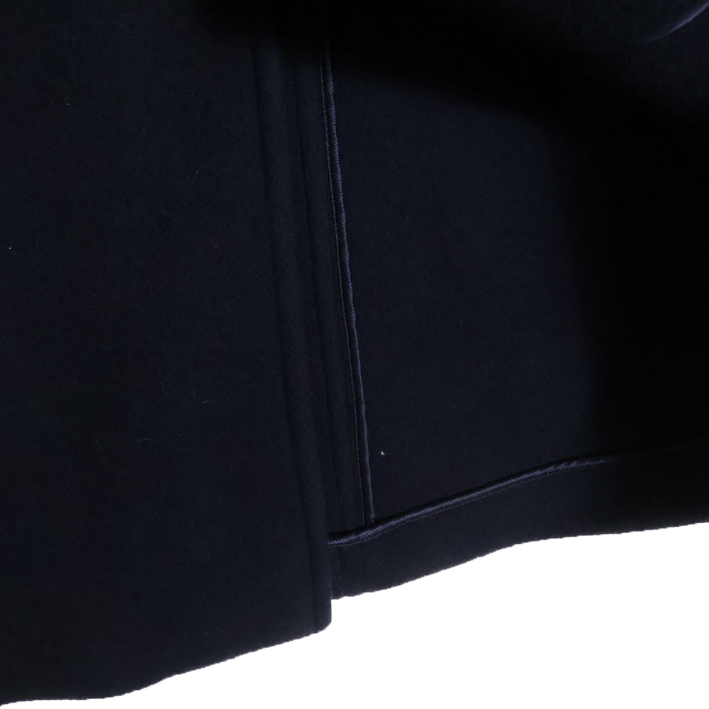 PRADA(プラダ) 23AW ウール フーデッド ロングダッフルコート ジャケット ネイビー SGC361