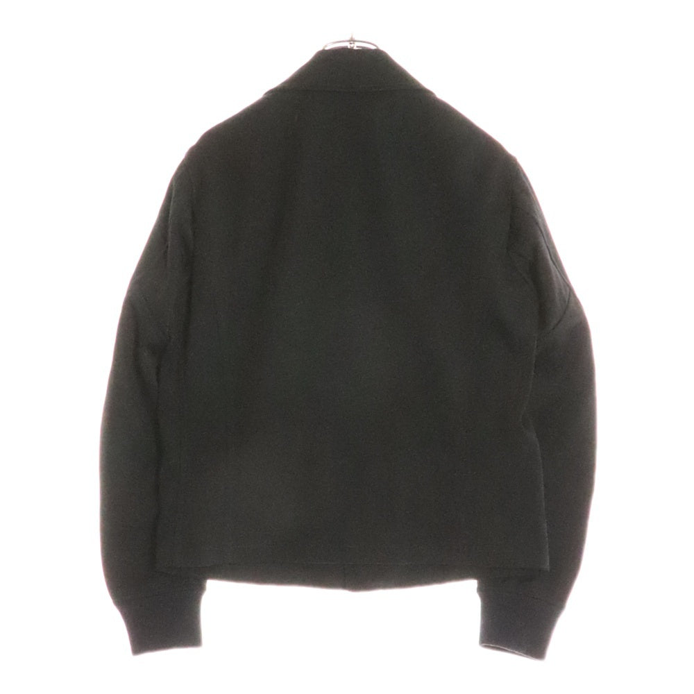 JUNYA WATANABE COMME des GARCONS(ジュンヤワタナベ コムデギャルソン) 19SS AD2028 裾リブ ウール ダブルライダースジャケット ブラック JC-J013