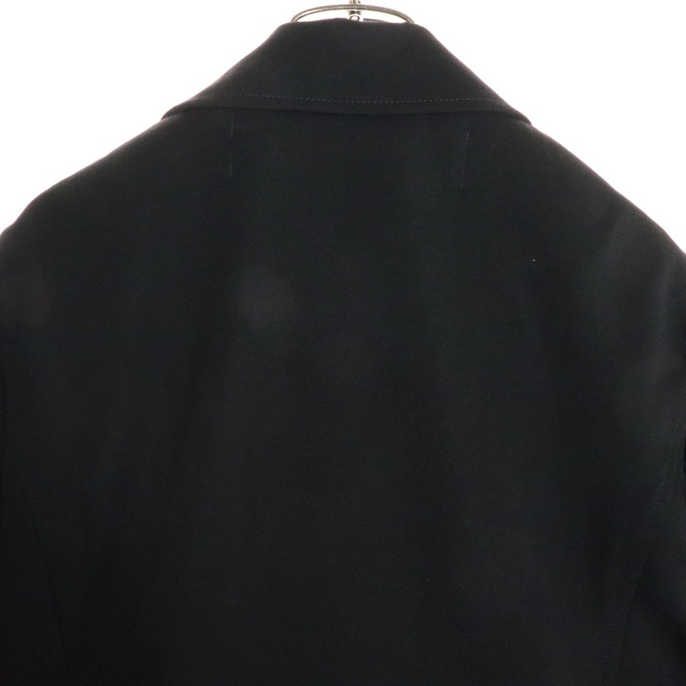 JUNYA WATANABE COMME des GARCONS(ジュンヤワタナベ コムデギャルソン) 19SS AD2028 裾リブ ウール ダブルライダースジャケット ブラック JC-J013