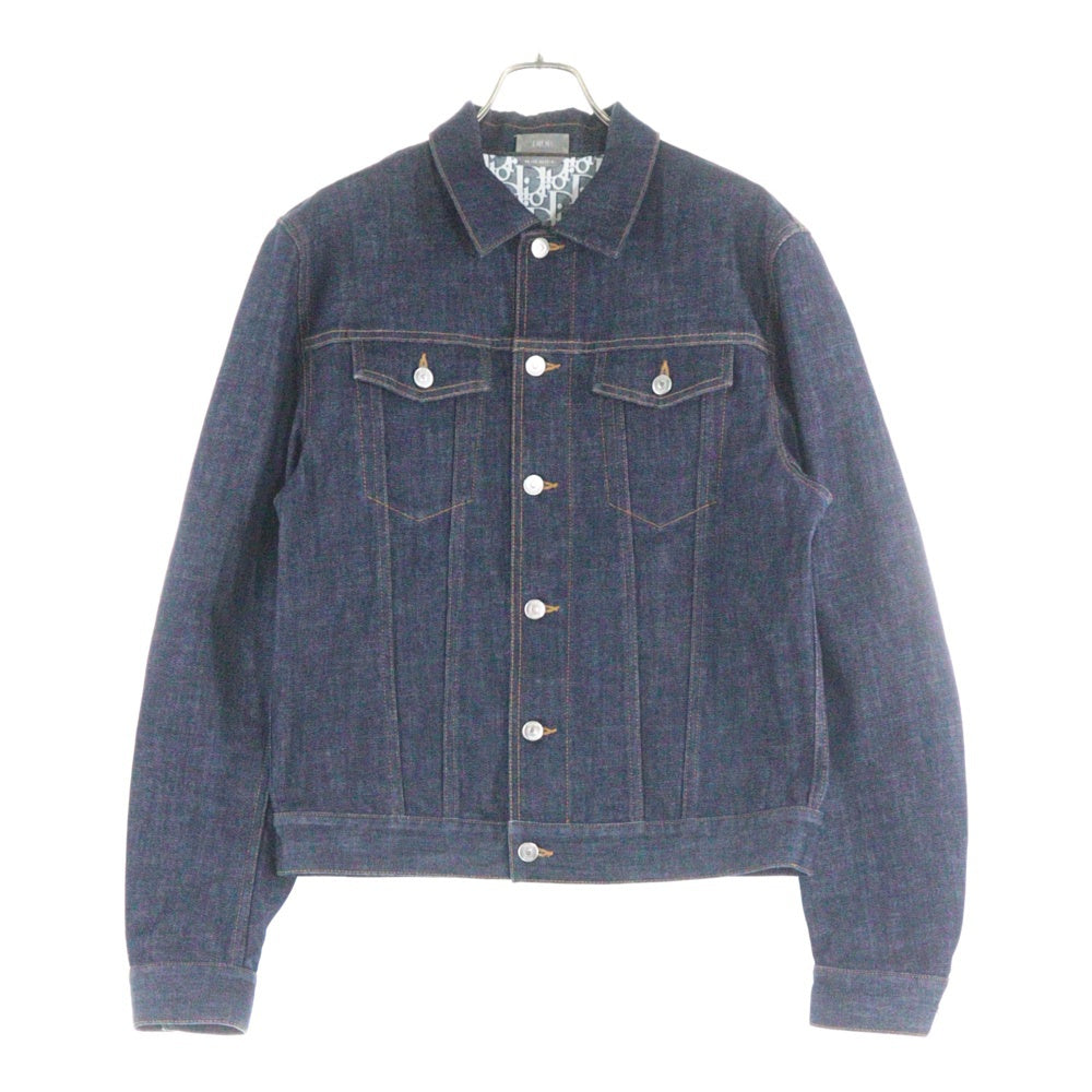 Dior HOMME(ディオールオム) 20SS トロッターロゴ オブリーク柄 デニムジャケット インディゴ 013D482B226X
