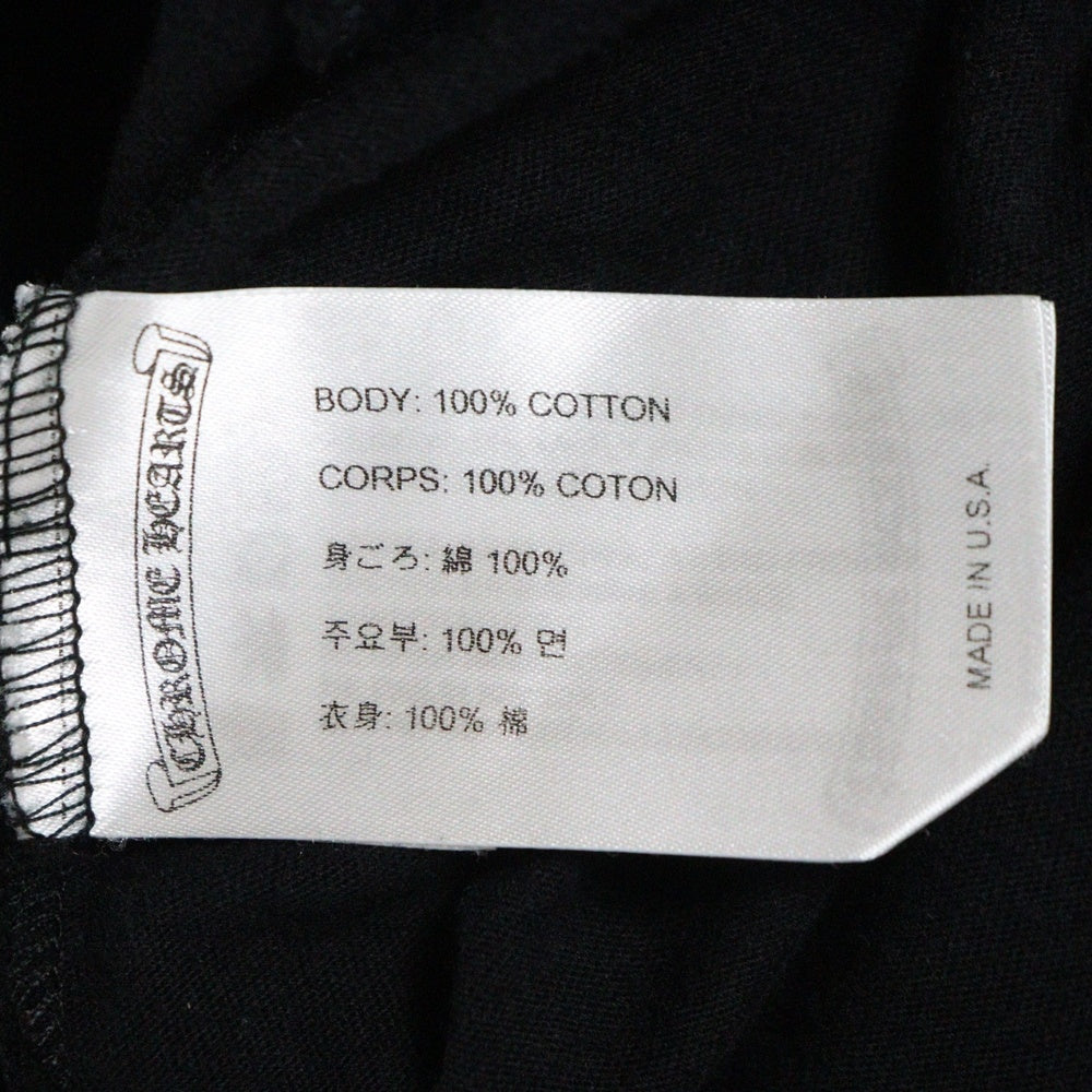 CHROME HEARTS(クロムハーツ) VINE DAGGER POCKET TEE ヴァインダガー 半袖ポケットTシャツ カットソー ブラック/レッド