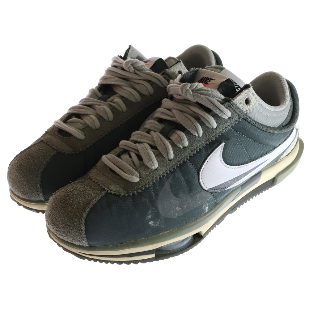 NIKE(ナイキ) ×SACAI ZOOM CORTEZ IRON GREY サカイ ズーム コルテッツ アイロン ローカットスニーカー グレー US11/29cm DQ0581-001