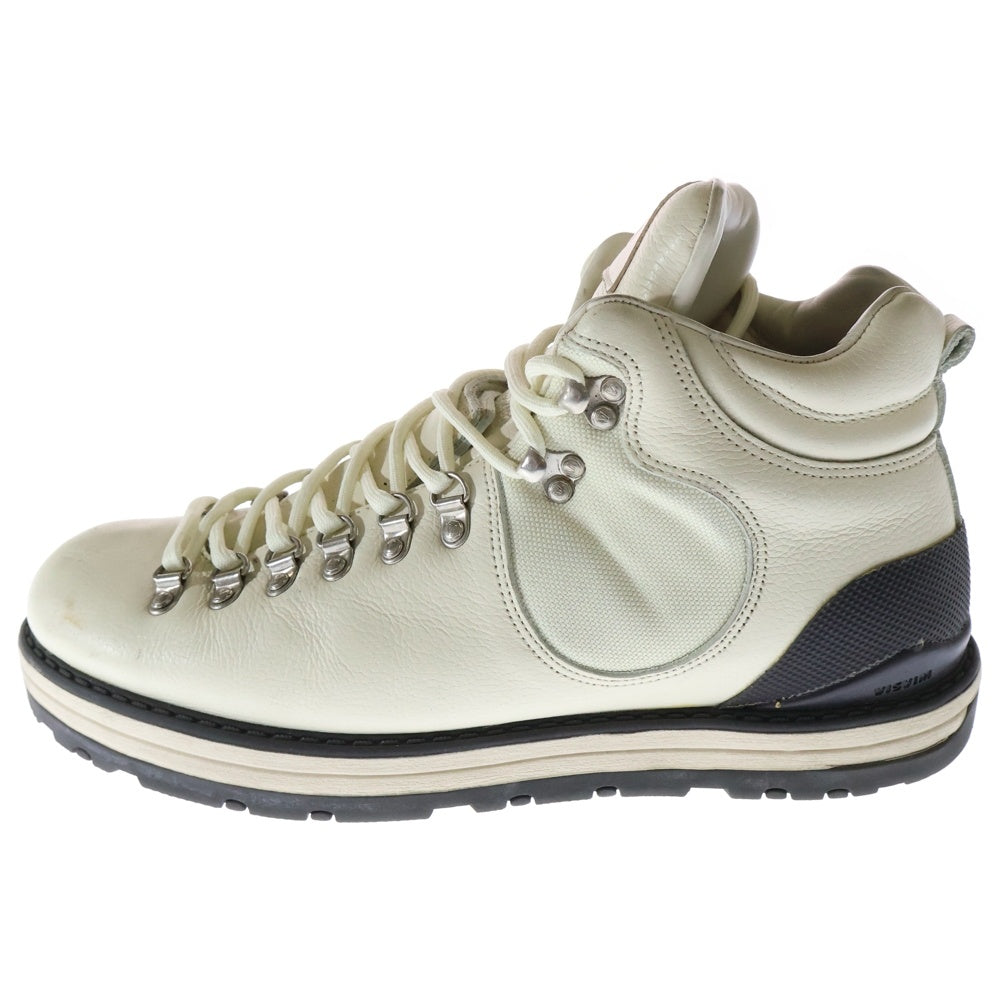 VISVIM(ヴィスヴィム) ×FRAGMENT フラグメント レザー切り替え トレッキングシューズ ハイカットスニーカー ホワイト WFR001 V03