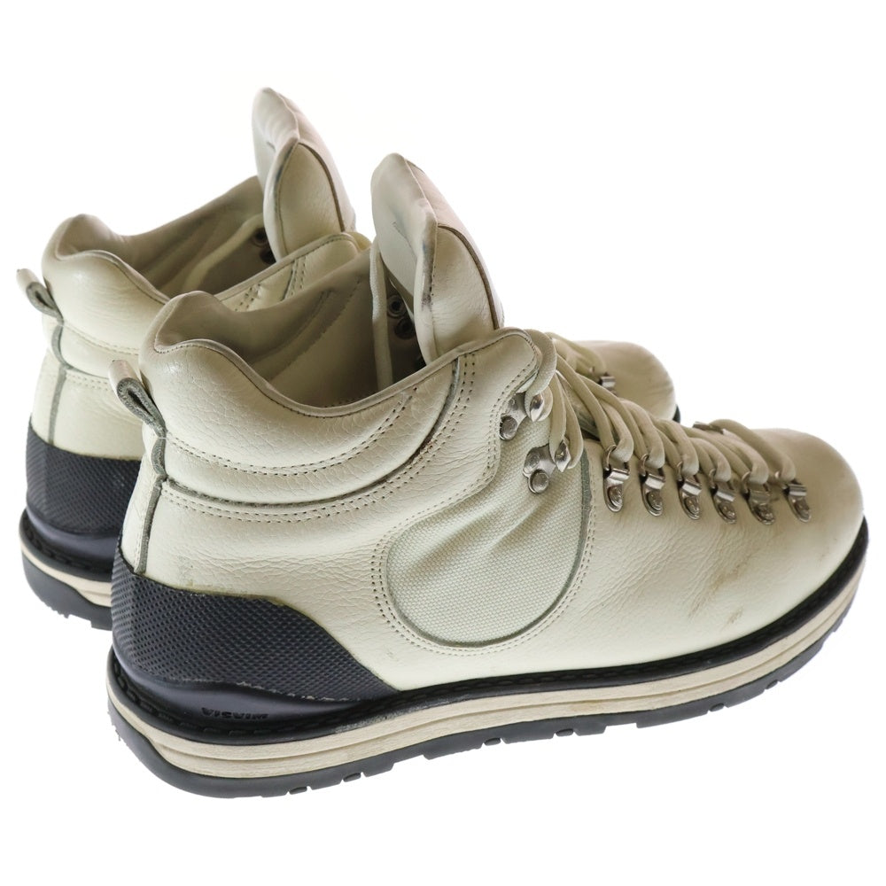 VISVIM(ヴィスヴィム) ×FRAGMENT フラグメント レザー切り替え トレッキングシューズ ハイカットスニーカー ホワイト WFR001 V03