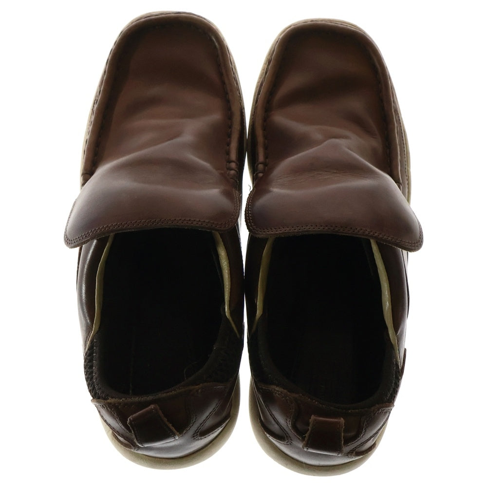 VISVIM(ヴィスヴィム) TWONBLY CLASSIC トゥオンブリー クラシック レザーローカットスニーカー スリッポン ブラウン V001V02