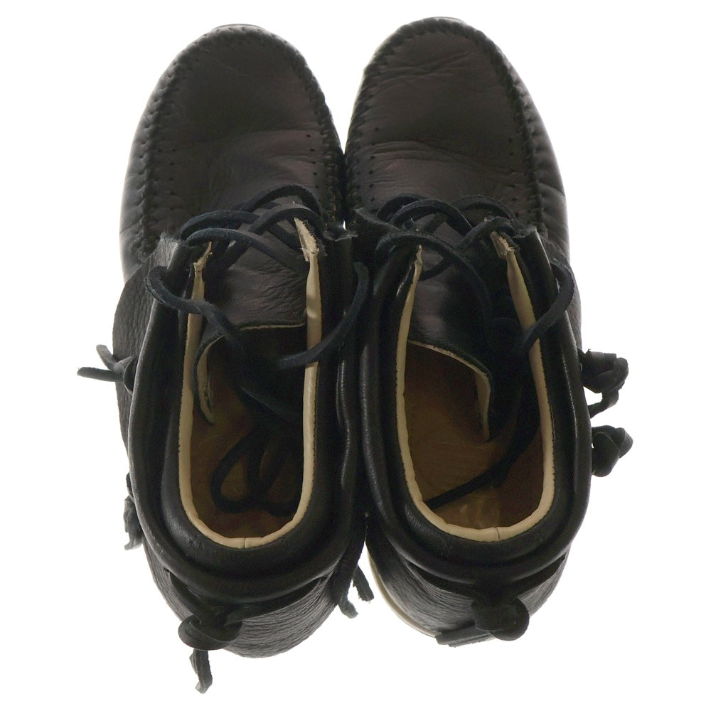 VISVIM(ヴィスヴィム) ロゴ刻印 レースアップ レザーシューズ ブラック 0315201001001