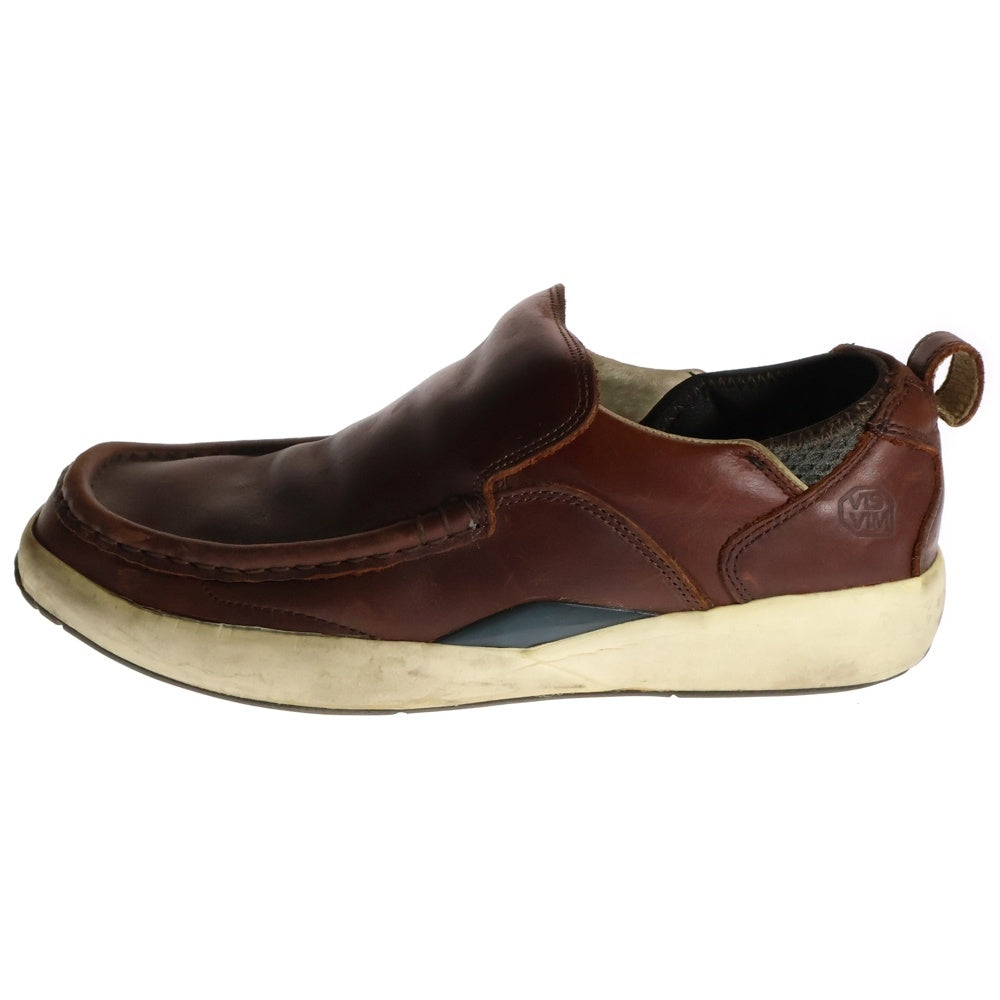 VISVIM(ヴィスヴィム) TWONBLY トゥオンブリー スウェードレザーローカットスニーカー スリッポン ブラウン V001-01