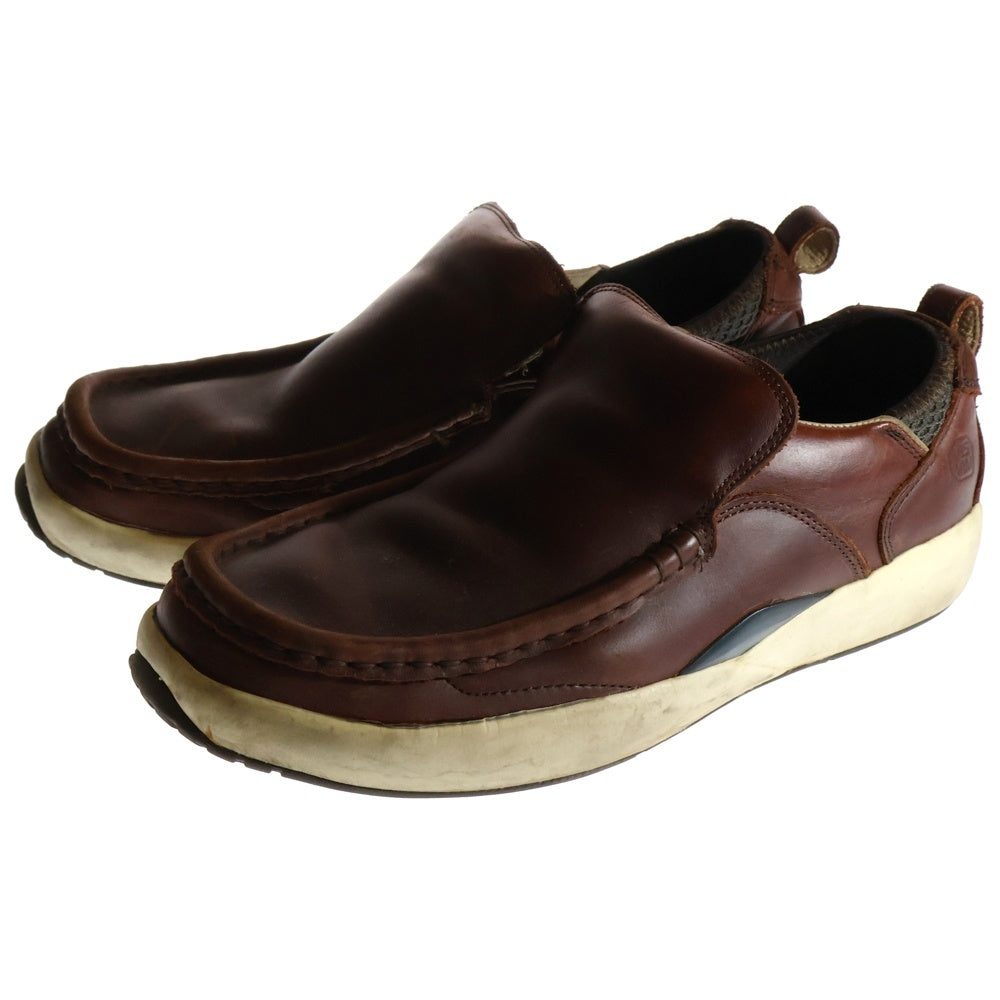 VISVIM(ヴィスヴィム) TWONBLY トゥオンブリー スウェードレザーローカットスニーカー スリッポン ブラウン V001-01