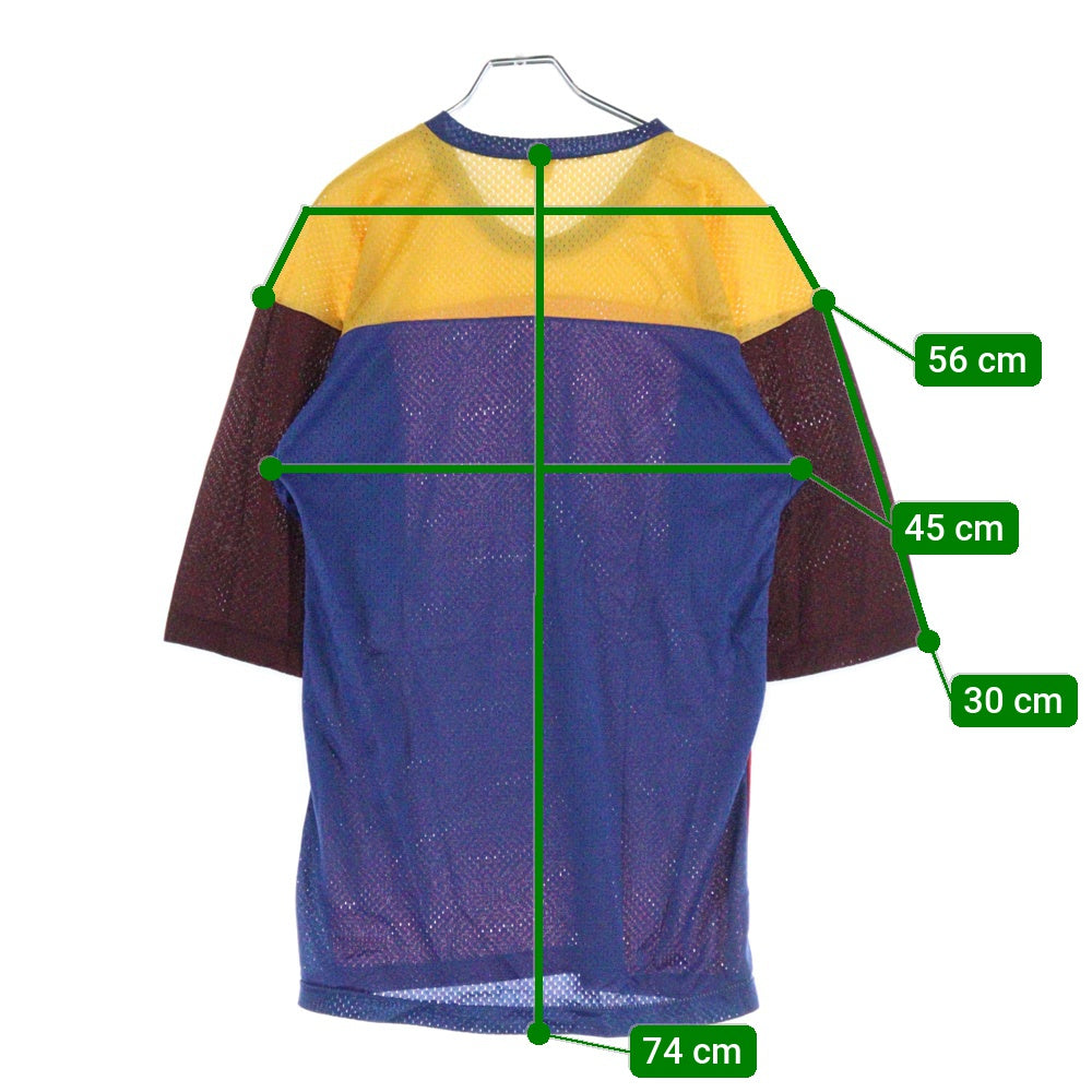 CHAMPION(チャンピオン) 70S VINTAGE ヴィンテージ クレイジーパターン メッシュ 半袖Tシャツ マルチ