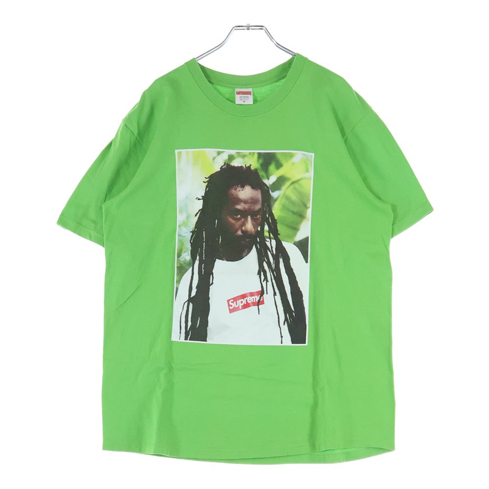 SUPREME(シュプリーム) 19SS Buju Banton Tee ブジュバントン フォトプリント クルーネック カットソー 半袖Tシャツ グリーン
