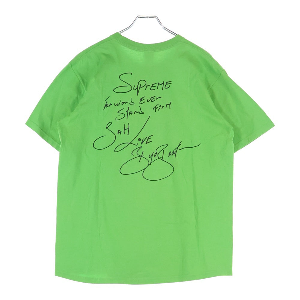SUPREME(シュプリーム) 19SS Buju Banton Tee ブジュバントン フォトプリント クルーネック カットソー 半袖Tシャツ グリーン