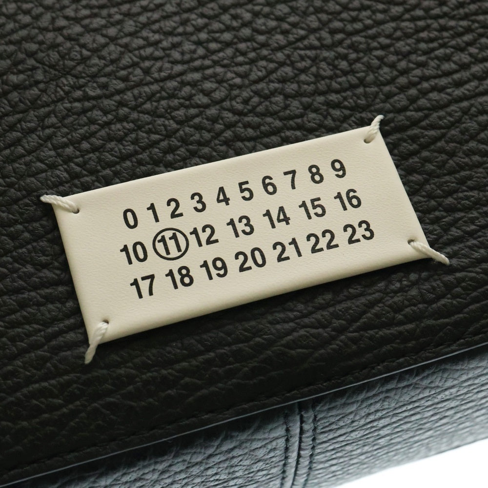 Maison Margiela 11(メゾンマルジェラ11) 24SS 5AC 4ステッチ グレインレザー ショルダー カメラ バッグ ブラック SB1WG0018