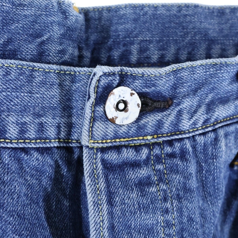 VISVIM(ヴィスヴィム) 25SS SOCIAL SCULPTURE DENIM 11 DRY-26 ソーシャル スカルプチャー デニムパンツ インディゴ 0125105005012