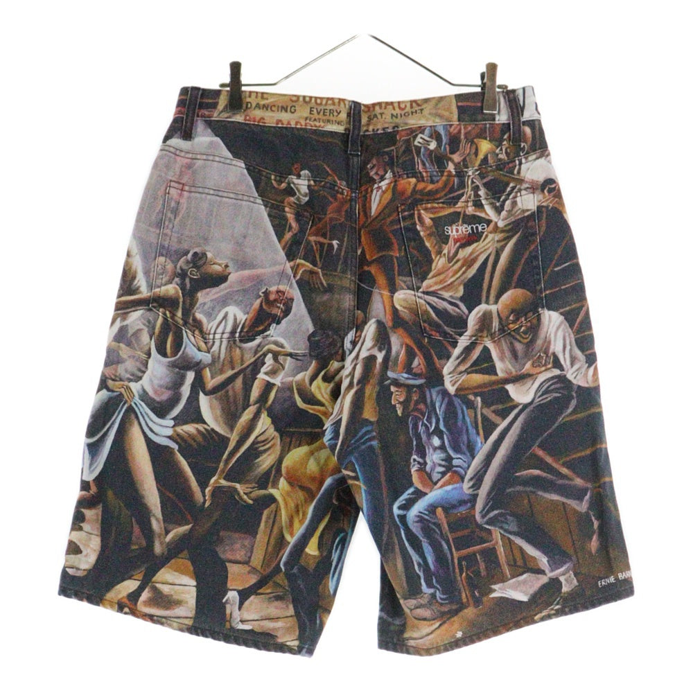 SUPREME(シュプリーム) 25SS ×Ernie Barnes Baggy Denim Short アーニーバーンズ バギー デニムショーツ ハーフパンツ 総柄 マルチカラー
