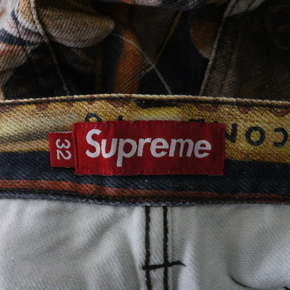 SUPREME(シュプリーム) 25SS ×Ernie Barnes Baggy Denim Short アーニーバーンズ バギー デニムショーツ ハーフパンツ 総柄 マルチカラー