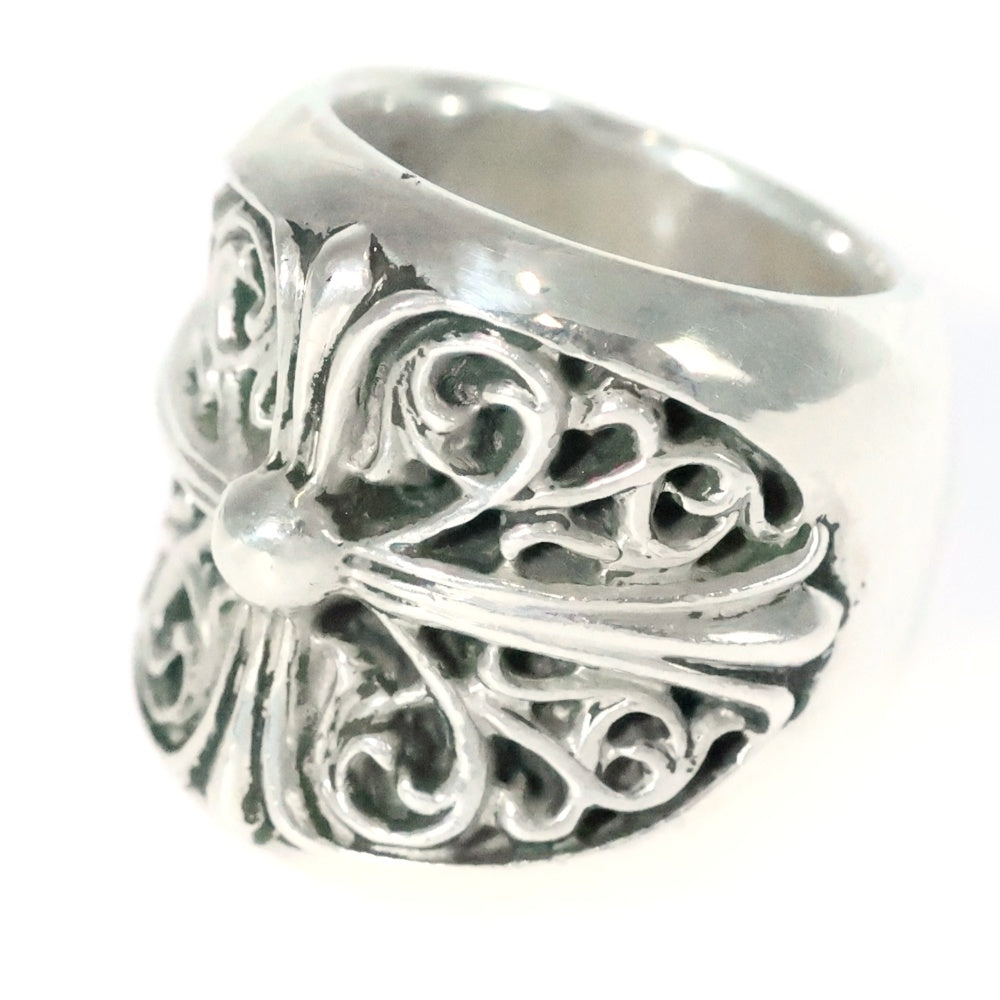 CHROME HEARTS(クロムハーツ) CLASSIC OVAL クラシックオーバルクロス リング シルバー BCA340