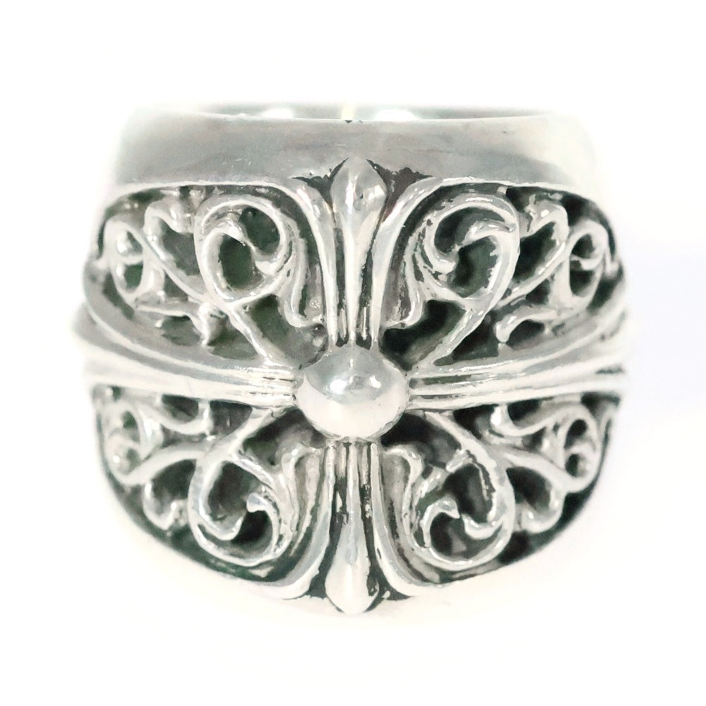 CHROME HEARTS(クロムハーツ) CLASSIC OVAL クラシックオーバルクロス リング シルバー BCA340