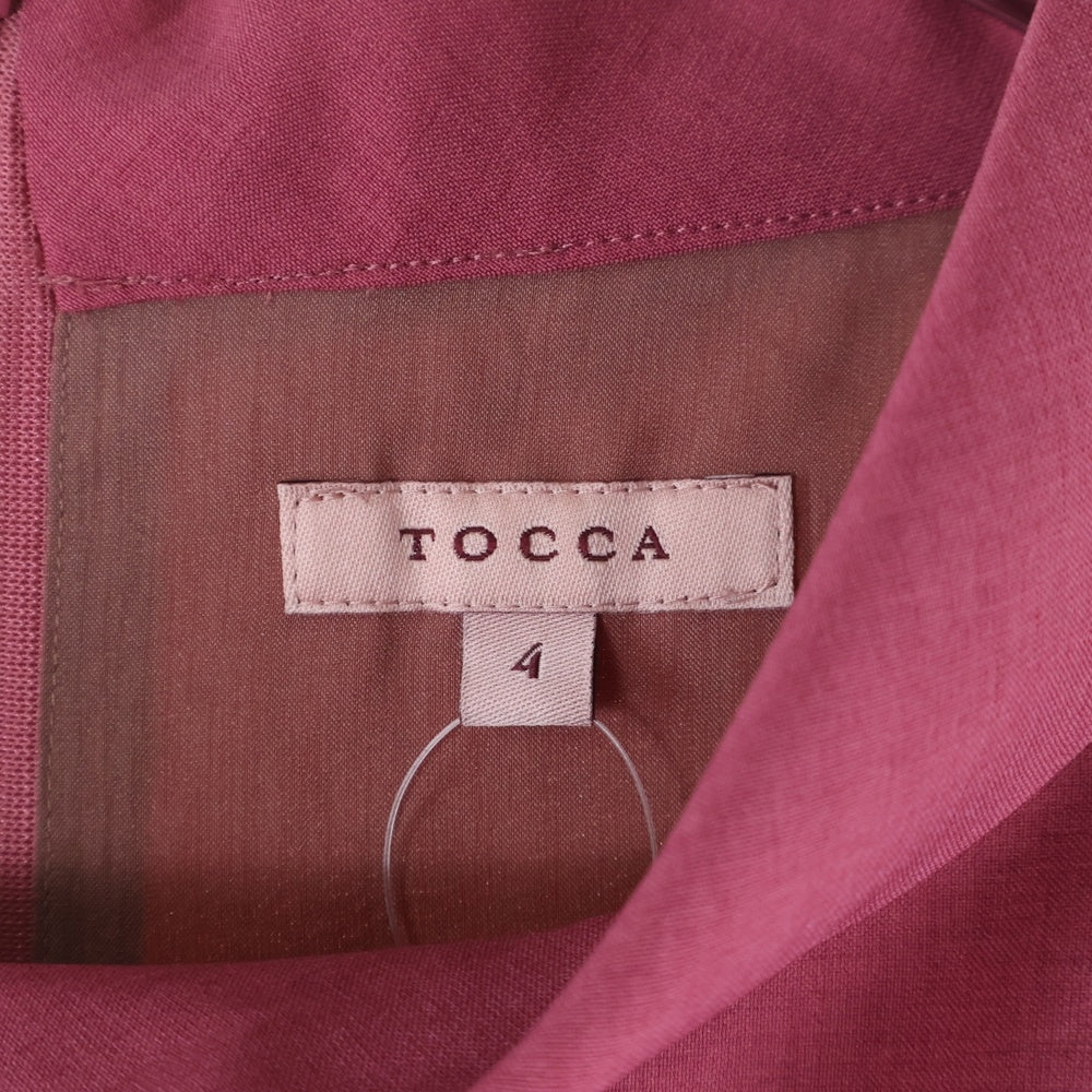 TOCCA(トッカ) フラワーレース ノースリーブ ワンピース ピンク レディース