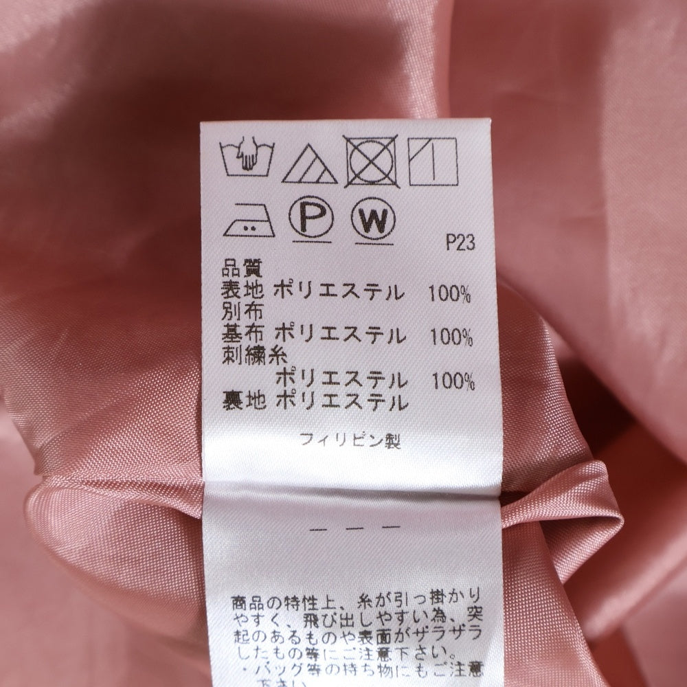 TOCCA(トッカ) フラワーレース ノースリーブ ワンピース ピンク レディース