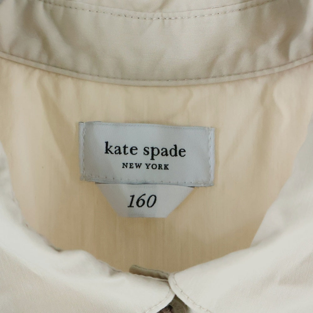 Kate Spade(ケイトスペード) ベルト付 ロゴプレート ワンピース ベージュ レディース