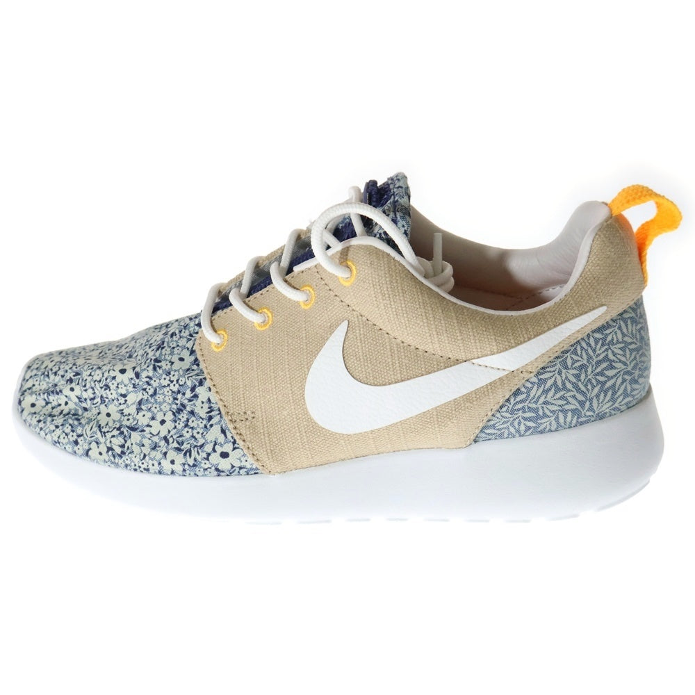 NIKE(ナイキ) 【観賞用 2014年製】 654165-400 ×LIBERTY LONDON WMNS ROSHERUN リバティロンドン ウィメンズ ローシラン ローカットスニーカー ベージュ US7/24cm