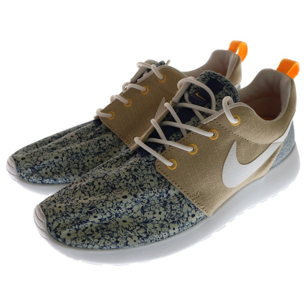 NIKE(ナイキ) 【観賞用 2014年製】 654165-400 ×LIBERTY LONDON WMNS ROSHERUN リバティロンドン ウィメンズ ローシラン ローカットスニーカー ベージュ US7/24cm