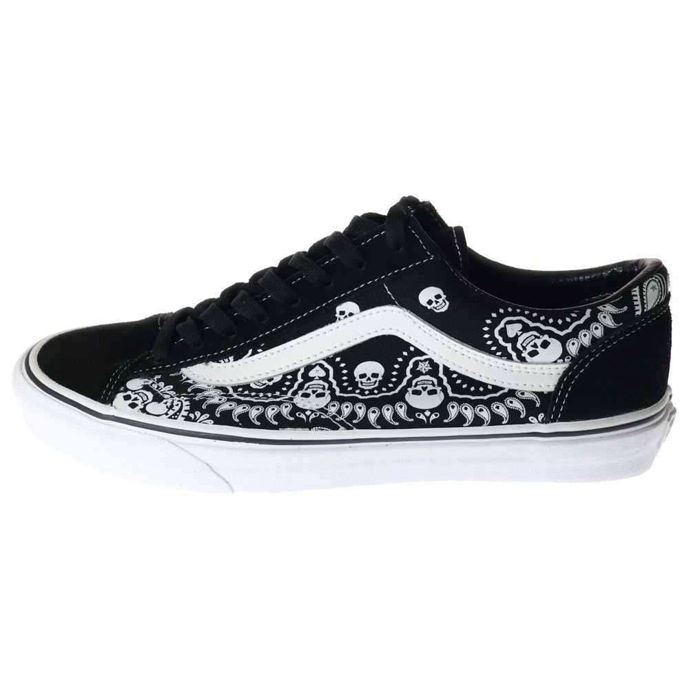 VANS(ヴァンズ) OLD SKOOL STYLE 36 BANDANA オールドスクール スタイル36 バンダナ ローカットスニーカー ブラック/ホワイト US9/27cm VN0A54F6D9S