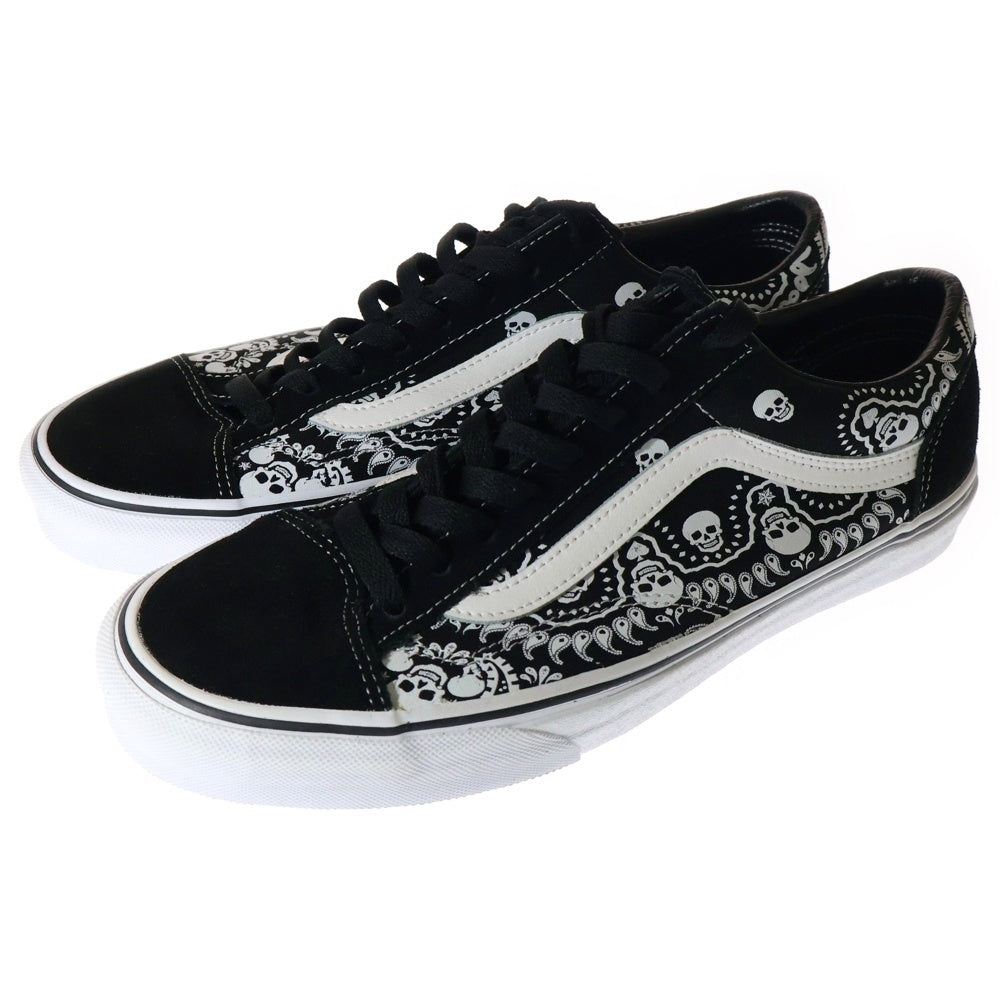 VANS(ヴァンズ) OLD SKOOL STYLE 36 BANDANA オールドスクール スタイル36 バンダナ ローカットスニーカー ブラック/ホワイト US9/27cm VN0A54F6D9S