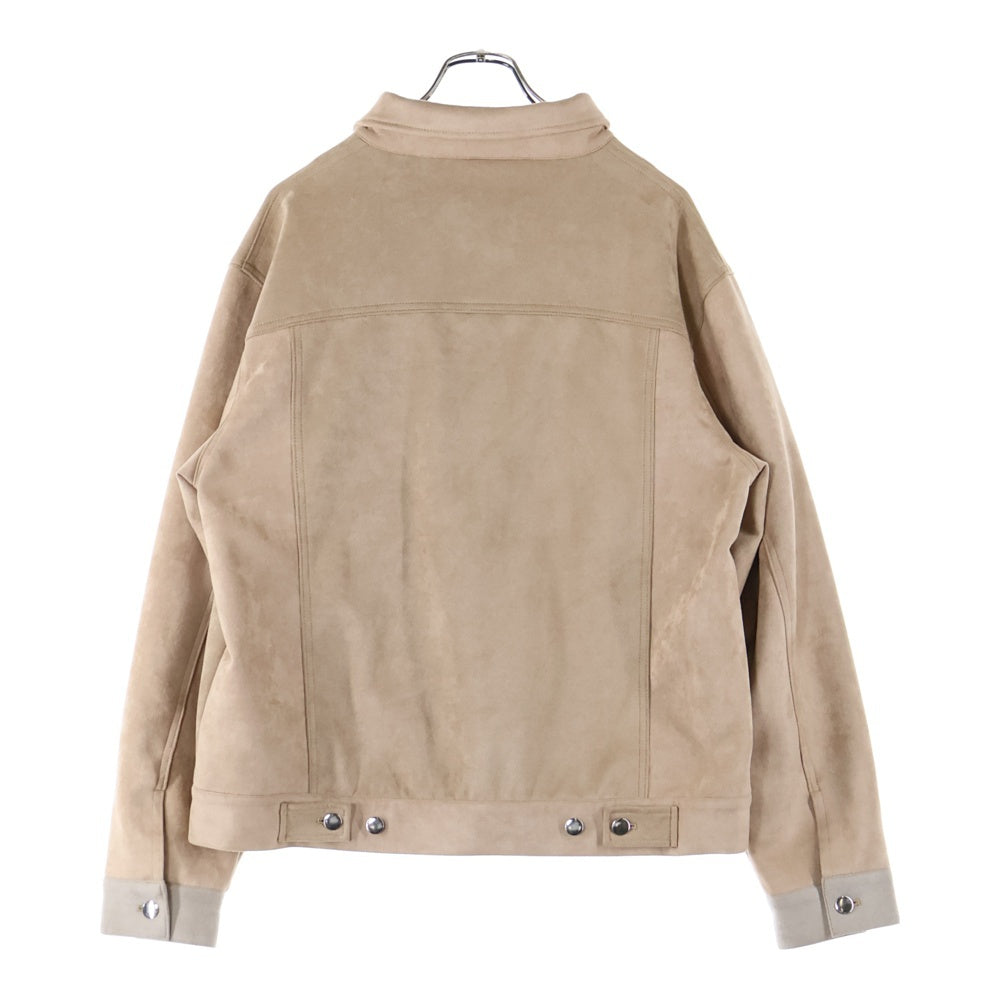 MLVINCE(メルヴィンス) EASY TRUCKER JACKET スウェード イージートラッカージャケット ベージュ