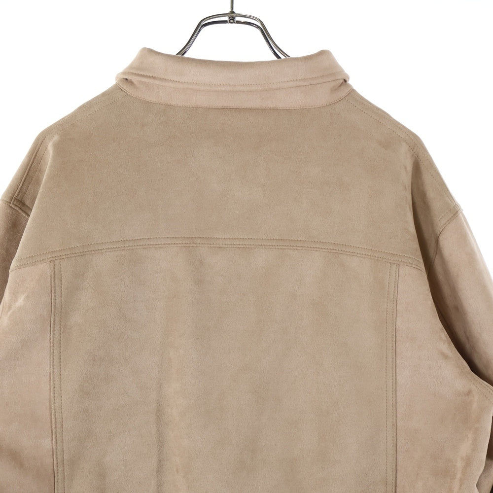 MLVINCE(メルヴィンス) EASY TRUCKER JACKET スウェード イージートラッカージャケット ベージュ