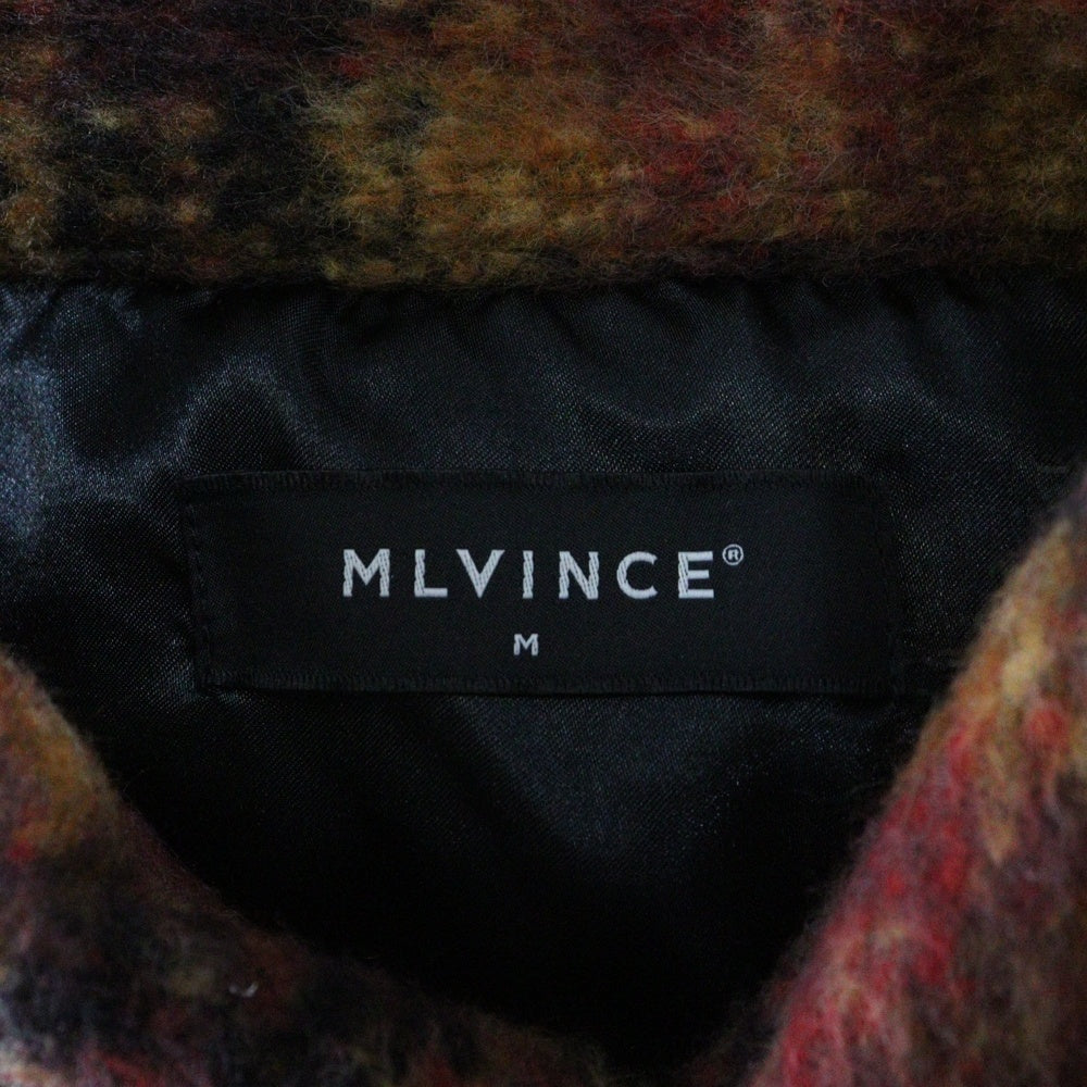 MLVINCE(メルヴィンス) MLVINCE(メルヴェンス) 23AW OVERSIZED CHECK JACKET オーバーサイズチェックジャケット レッド/オレンジ