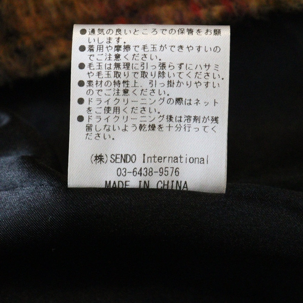 MLVINCE(メルヴィンス) MLVINCE(メルヴェンス) 23AW OVERSIZED CHECK JACKET オーバーサイズチェックジャケット レッド/オレンジ