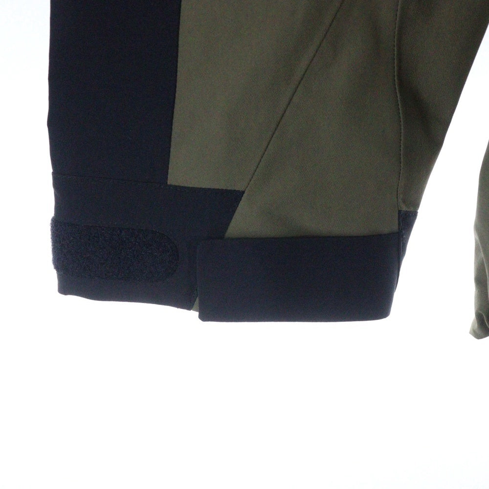 THE NORTH FACE(ザノースフェイス) MOUNTAIN JACKET GORE-TEX マウンテンジャケット ゴアテックス ロゴ刺繍 フーデッドナイロンジャケット カーキ/ブラック NP61800