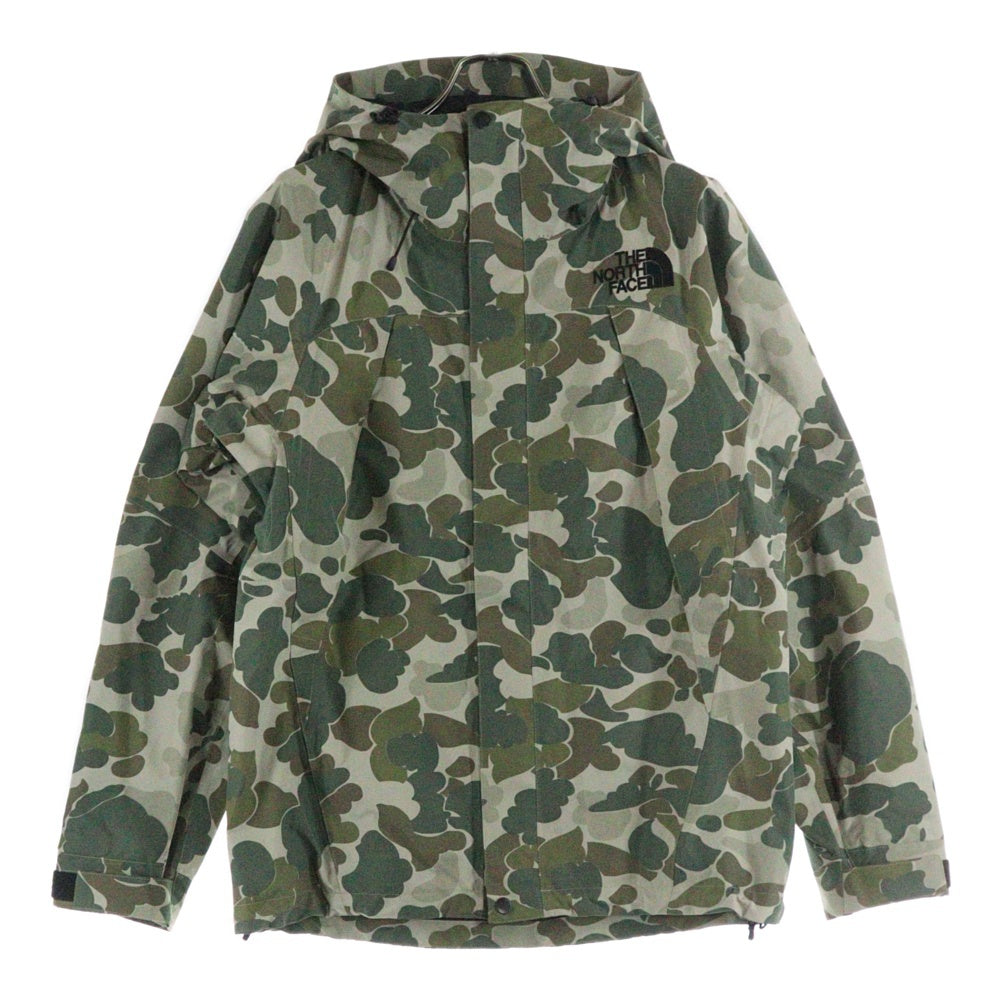 THE NORTH FACE(ザノースフェイス) MOUNTAIN JACKET GORE-TEX マウンテンジャケット ゴアテックス カモフラ柄 マウンテンジャケット ゴアテックス ジップアップフーデッドジャケット NP15105