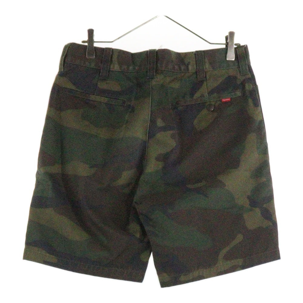SUPREME(シュプリーム) 14SS Work Short Woodland Camo ウッドランドカモ ワークショーツ ハーフパンツ カーキ
