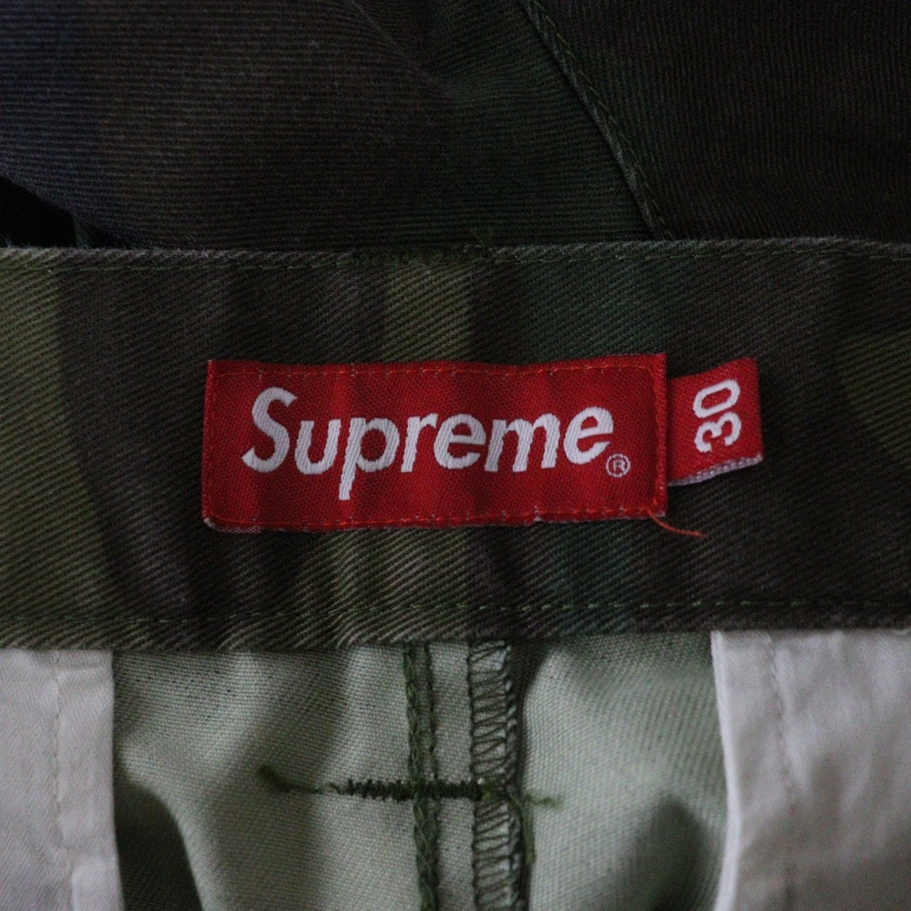 SUPREME(シュプリーム) 14SS Work Short Woodland Camo ウッドランドカモ ワークショーツ ハーフパンツ カーキ
