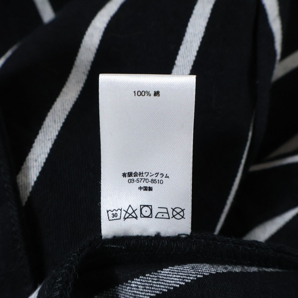 SUPREME(シュプリーム) Work Short ストライプ コットン ワークショーツ ハーフパンツ ブラック/ホワイト