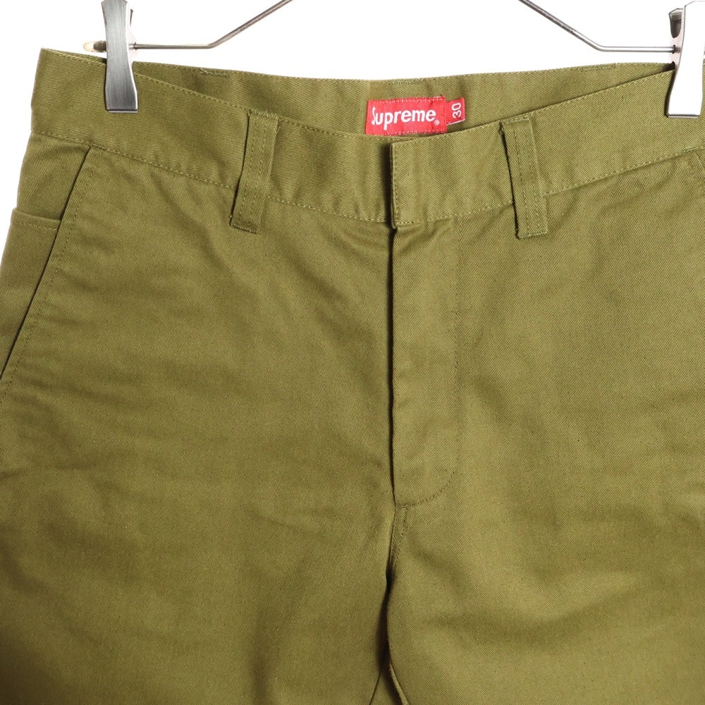 SUPREME(シュプリーム) Work Short コットン ワークショーツ ハーフパンツ カーキ