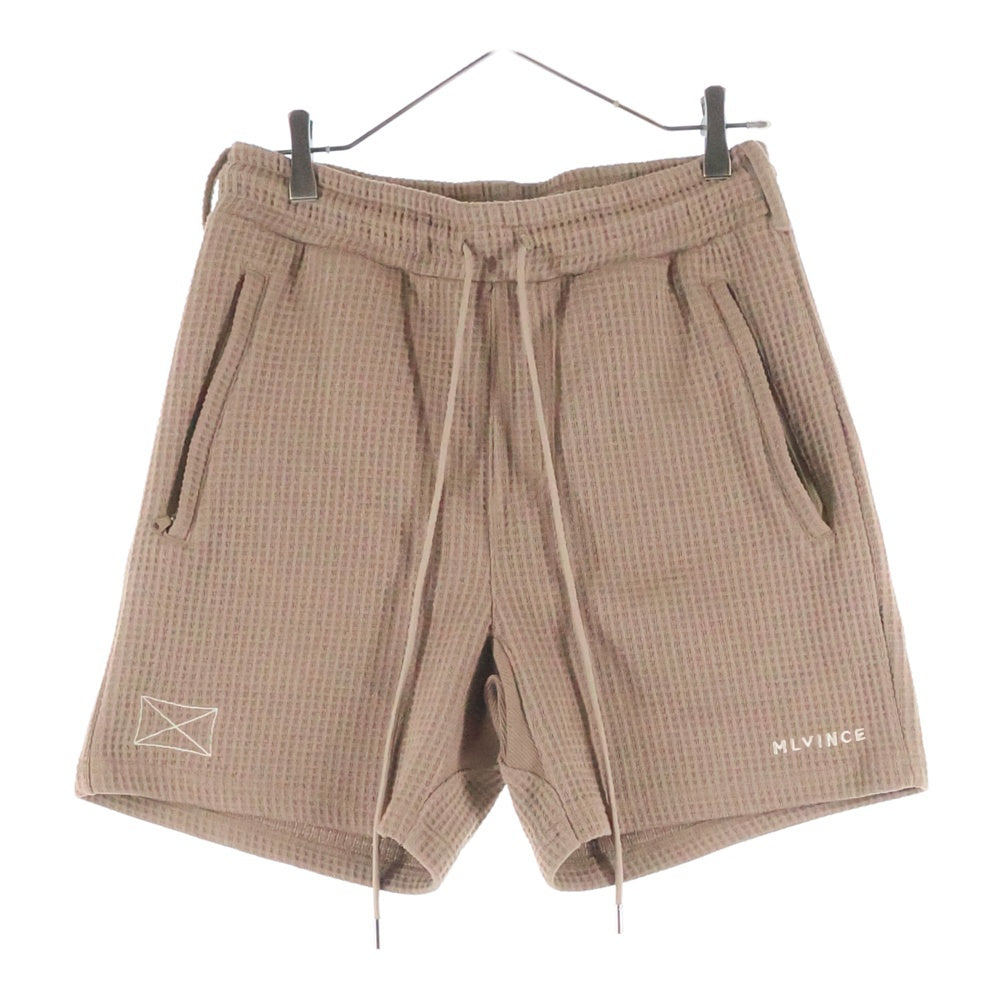 MLVINCE(メルヴィンス) 23SS WAFFLE SHORTS コットン ワッフル ハーフパンツ ショーツ ブラウン MV2023-001