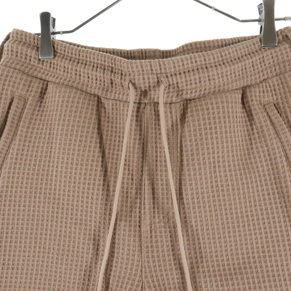 MLVINCE(メルヴィンス) 23SS WAFFLE SHORTS コットン ワッフル ハーフパンツ ショーツ ブラウン MV2023-001