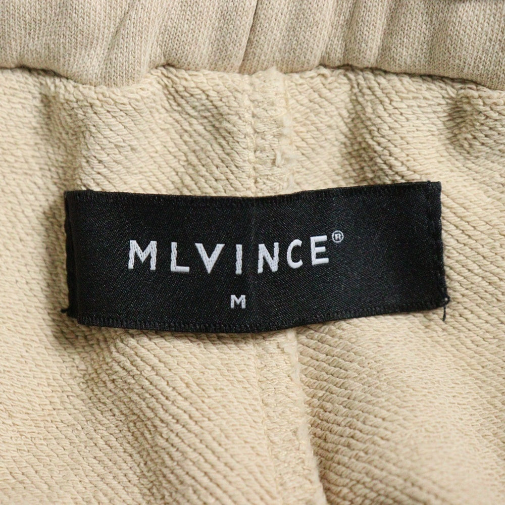 MLVINCE(メルヴィンス) ロゴエンブロイダリー コットン ハーフパンツ ショーツ ベージュ