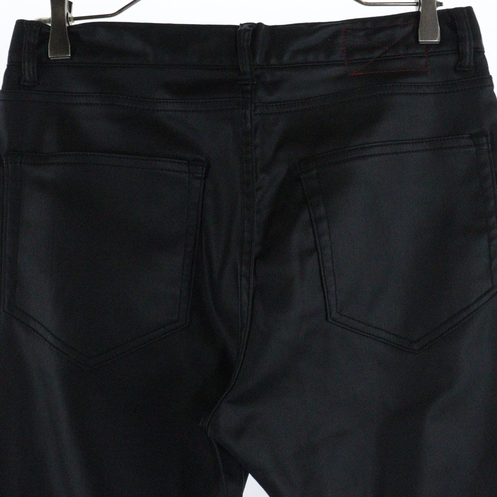 MLVINCE(メルヴィンス) 23AW TYPE3 SLIM PANTS タイプ3 スリムフィット 裾ジップ ロングパンツ ブラック MV23AW11-3SP30BK