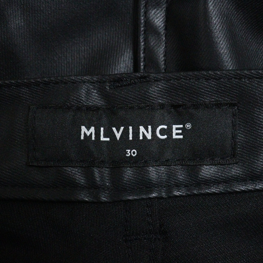 MLVINCE(メルヴィンス) 23AW TYPE3 SLIM PANTS タイプ3 スリムフィット 裾ジップ ロングパンツ ブラック MV23AW11-3SP30BK