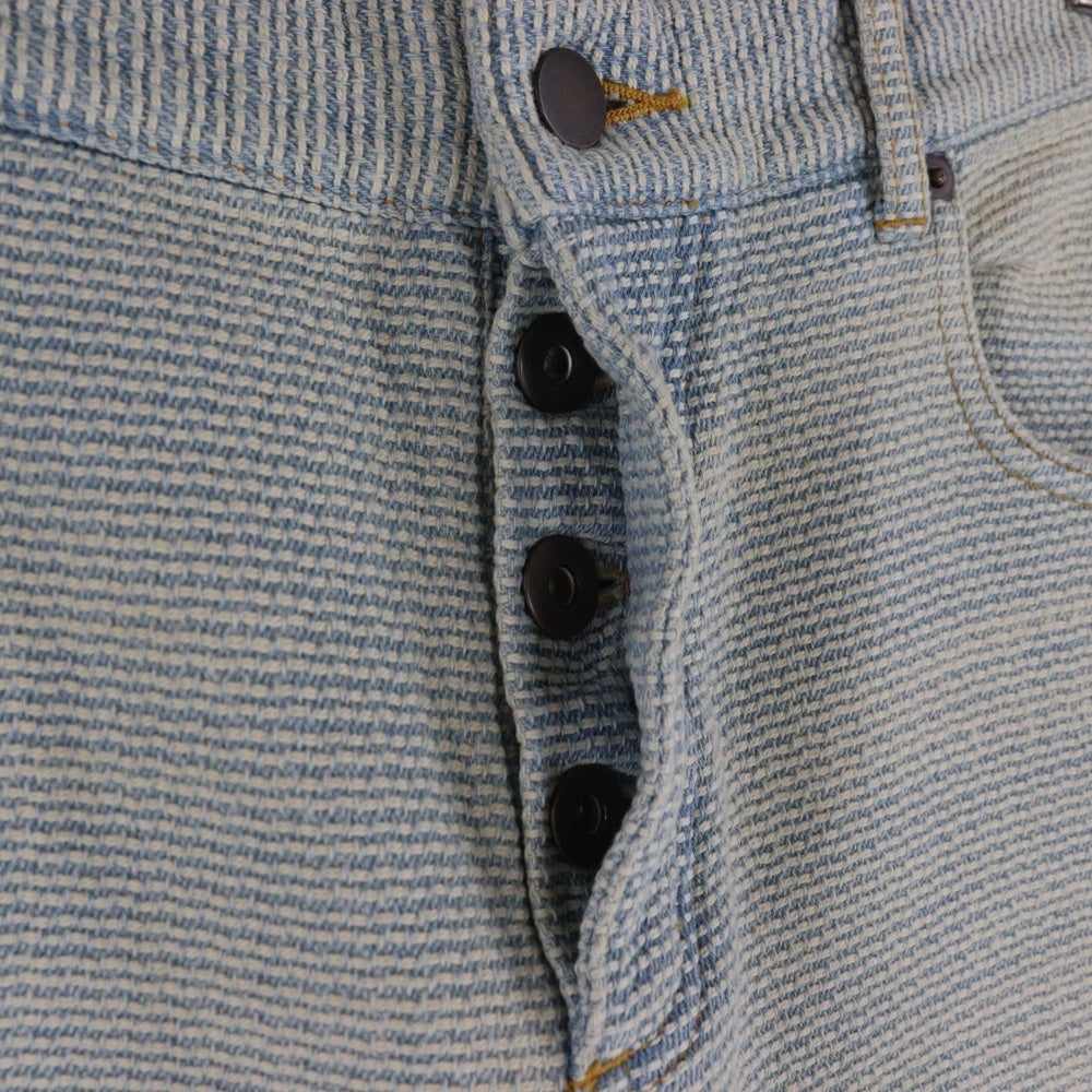 MLVINCE(メルヴィンス) MLVINCE(メルヴェンス)24AW SASHIKO FLARE JEANS 刺し子 フレア デニムパンツ インディゴ MV24AW11-AFJ33IN