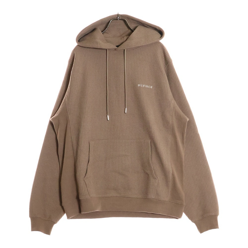 MLVINCE(メルヴィンス) 23SS WAFFLE HOODY ワッフル地 プルオーバーパーカー フーディー ベージュ MV23SS3-WHO011MO