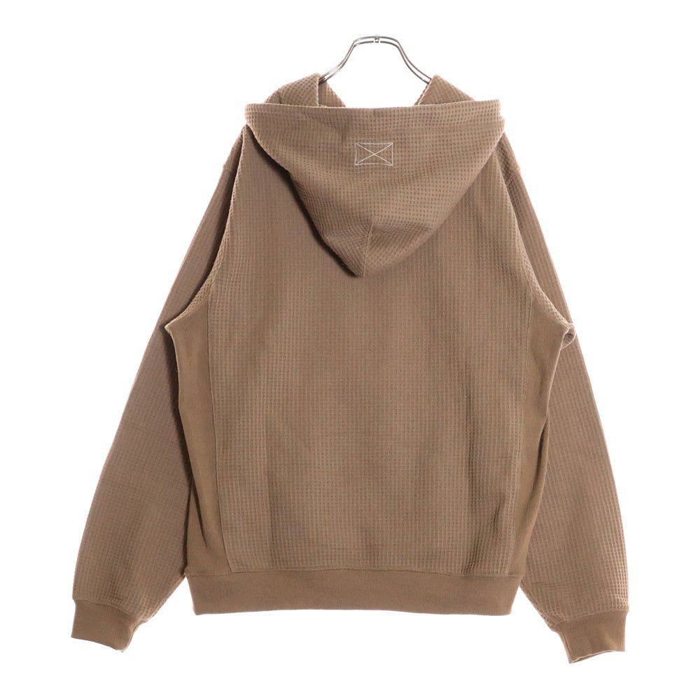MLVINCE(メルヴィンス) 23SS WAFFLE HOODY ワッフル地 プルオーバーパーカー フーディー ベージュ MV23SS3-WHO011MO